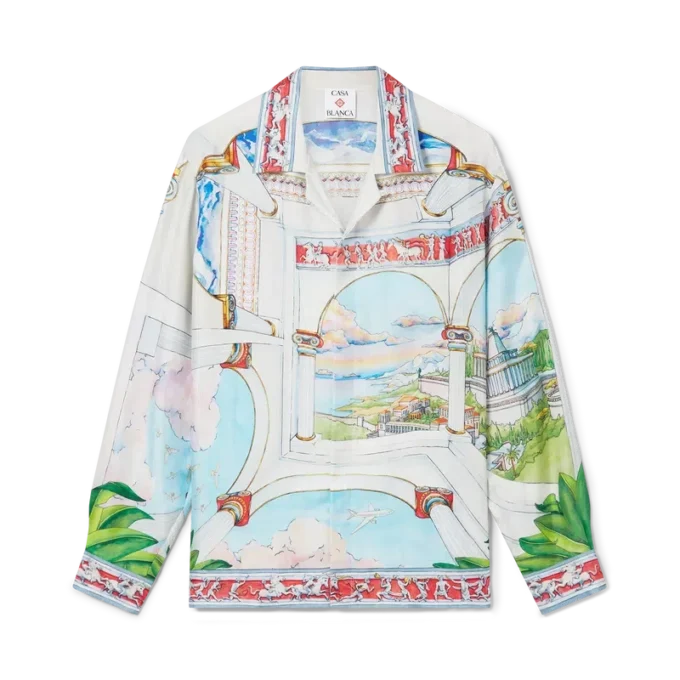 Camicia in seta a maniche lunghe Le Passage