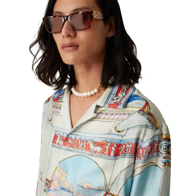 Camicia in seta a maniche lunghe Le Passage