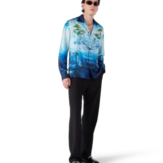 Camicia in seta a maniche lunghe Lost Atlantis Camicia in seta a maniche lunghe Lost Atlantis