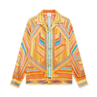 Camicia in seta a maniche lunghe Low Rider