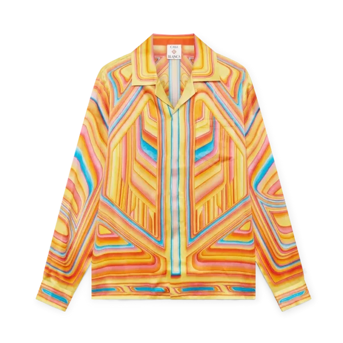 Camicia in seta a maniche lunghe Low Rider Camicia in seta a maniche lunghe Low Rider