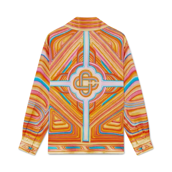 Camicia in seta a maniche lunghe Low Rider Camicia in seta a maniche lunghe Low Rider