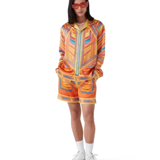 Camicia in seta a maniche lunghe Low Rider