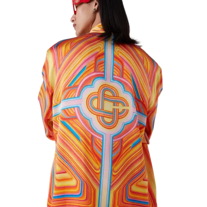 Camicia in seta a maniche lunghe Low Rider Camicia in seta a maniche lunghe Low Rider