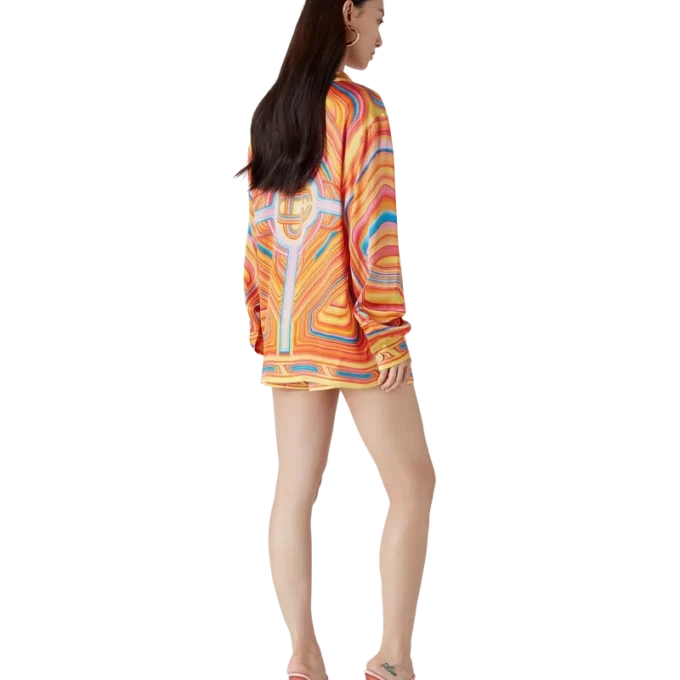 Camicia in seta a maniche lunghe Low Rider Camicia in seta a maniche lunghe Low Rider