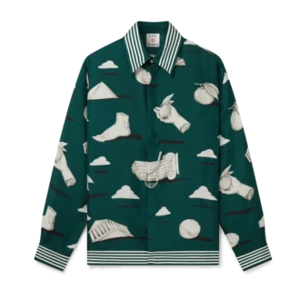 Camicia in seta a maniche lunghe Metaphysical