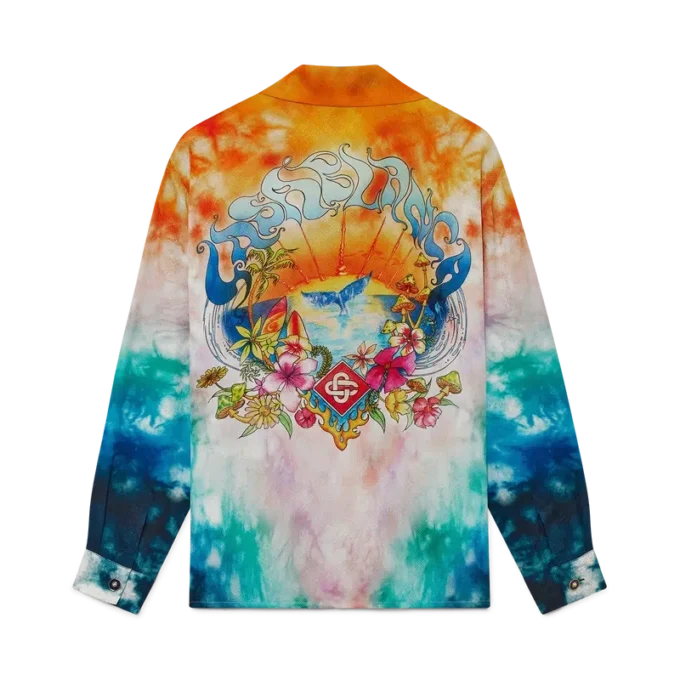 Camicia in seta a maniche lunghe Surf Trip | Casablanca Paris Camicia in seta a maniche lunghe Surf Trip | Casablanca Paris