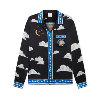 Camicia in seta a maniche lunghe The Four Elements