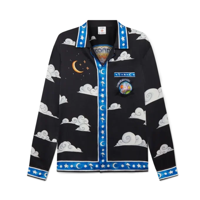 Camicia in seta a maniche lunghe The Four Elements Camicia in seta a maniche lunghe The Four Elements