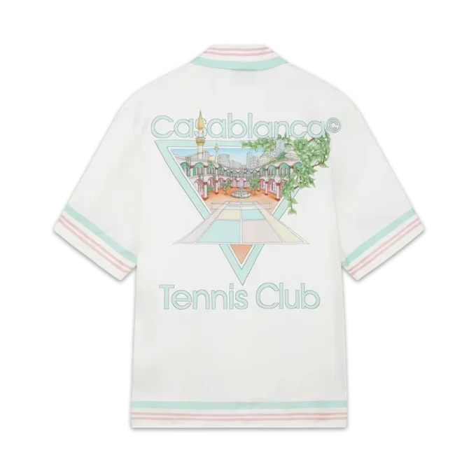 Camicia in seta Tennis Club Icon