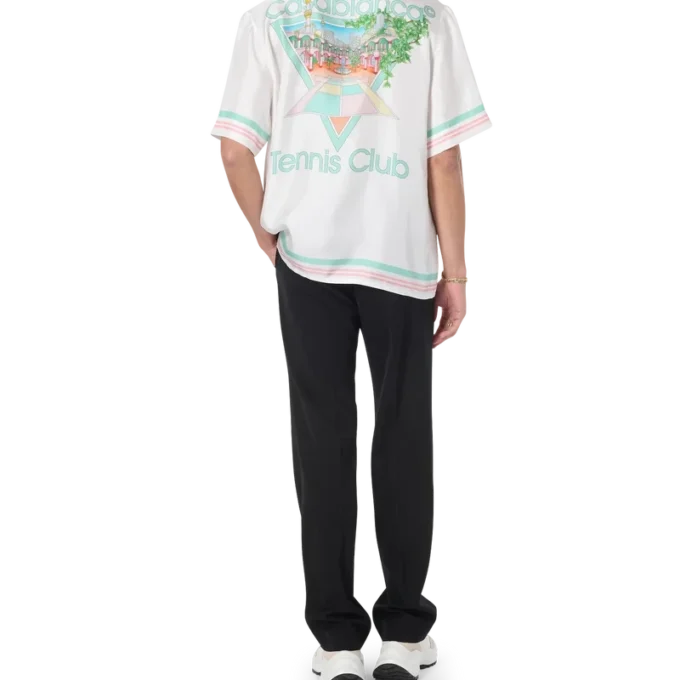 Camicia in seta Tennis Club Icon