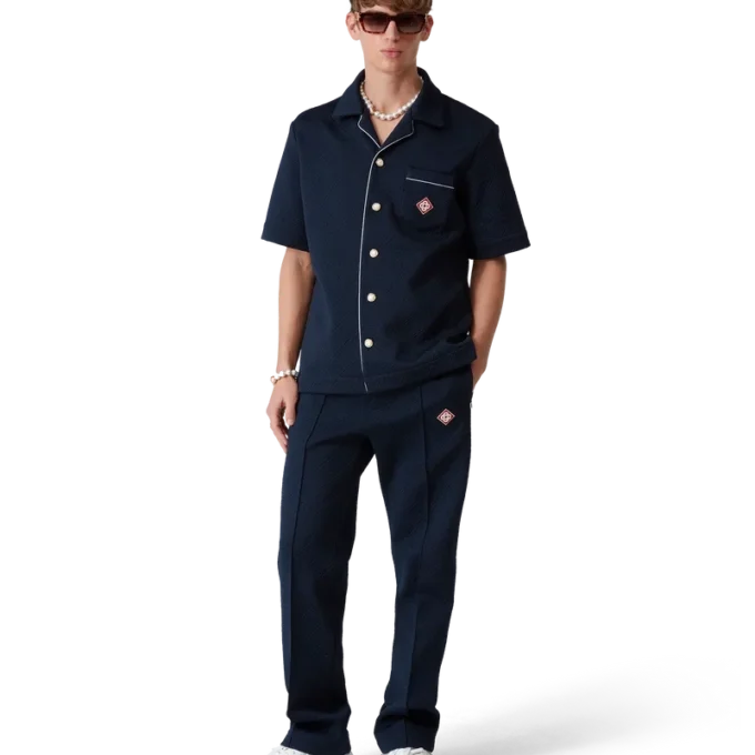 Pantaloni da tuta con monogramma jacquard