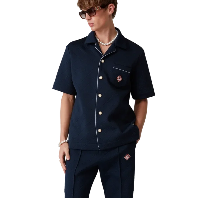 Pantaloni da tuta con monogramma jacquard