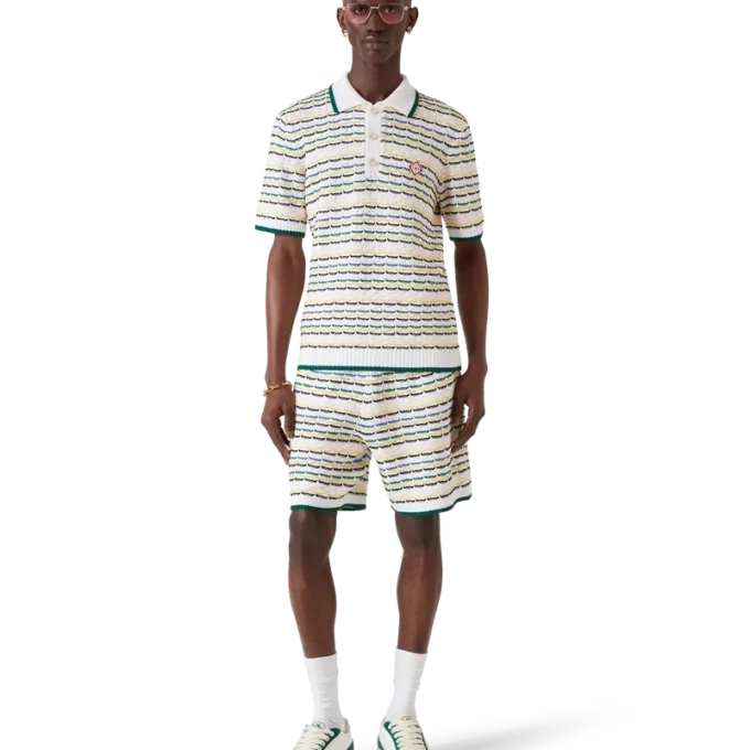 Camicie a maniche corte con cuciture a punto tuck