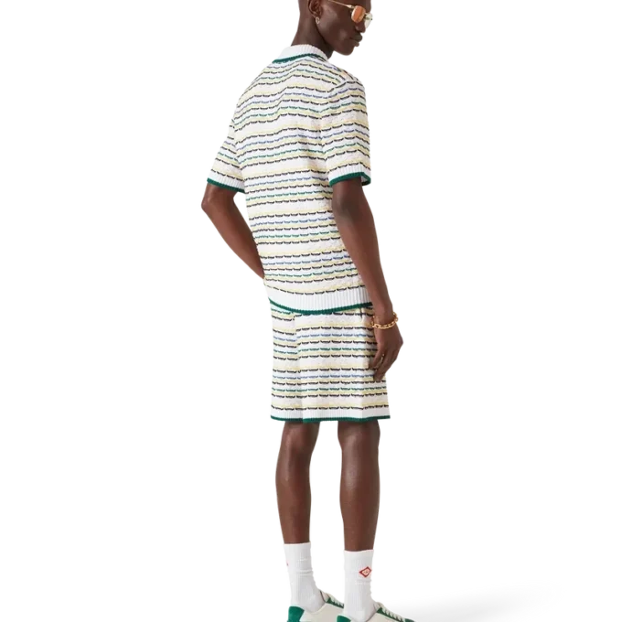 Camicie a maniche corte con cuciture a punto tuck