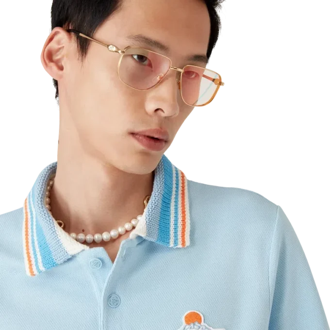 Camicie a maniche corte in maglia piqué