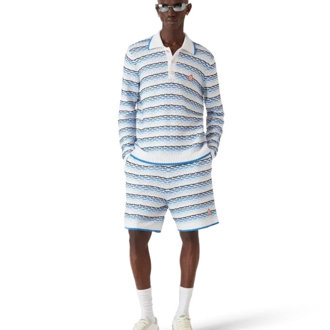 Camicie a maniche lunghe con cuciture a punto tuck Camicie a maniche lunghe con cuciture a punto tuck