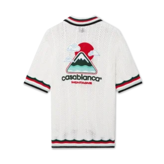 Camicie a pantaloncini in cotone Montagne Ondulee lavorate all’uncinetto