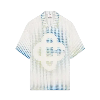 Camicie in lino a maniche corte con pois