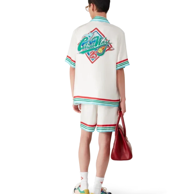 Camicie in seta a maniche corte Casa Way World Series