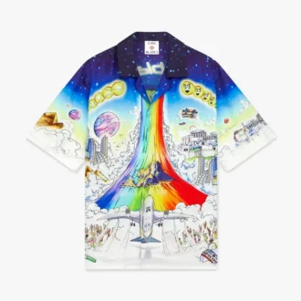 Camicie in seta a maniche corte Solid Grooves