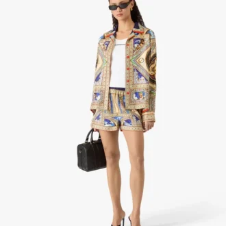 Camicie in seta a maniche lunghe con collo cubano “Take Me to Church”