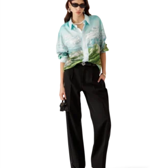 Camicie in seta a maniche lunghe Dalmatian a La Montagne