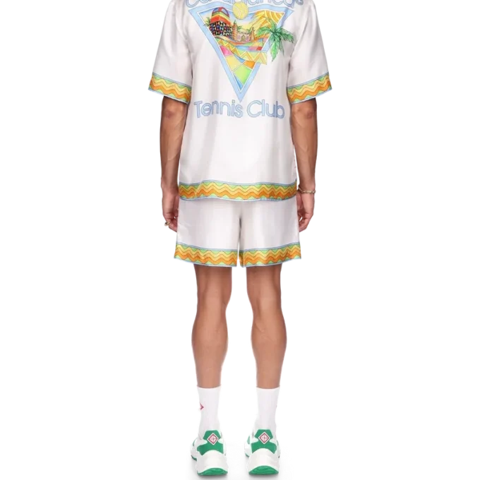 Camicie in seta Afro Cubism Tennis Club
