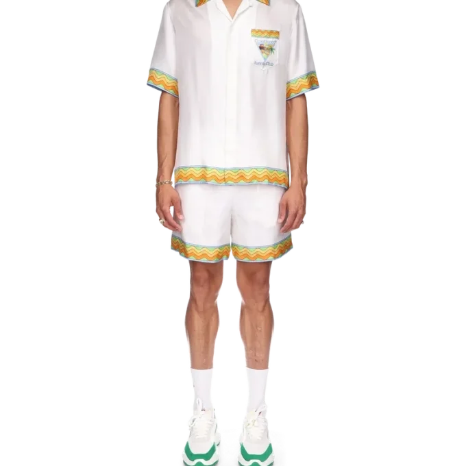 Camicie in seta Afro Cubism Tennis Club