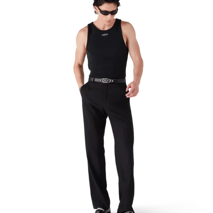 Canotta a costine sbiadita