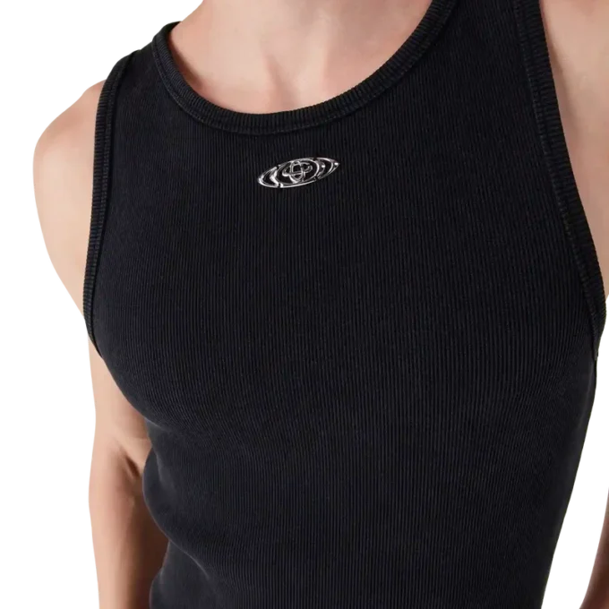 Canotta a costine sbiadita