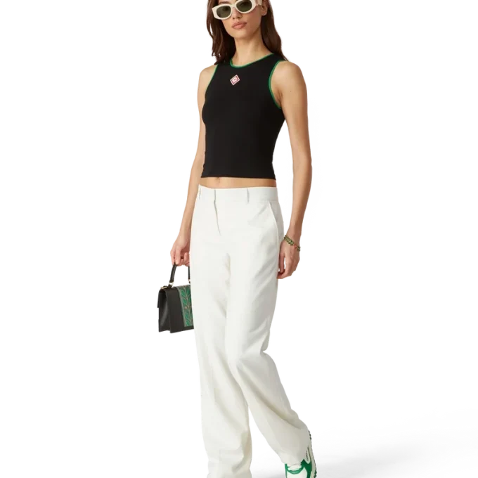 Canotta con logo a forma di diamante