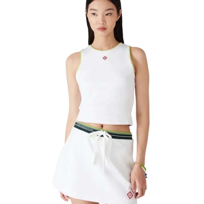 Canotta con logo a forma di diamante Canotta con logo a forma di diamante