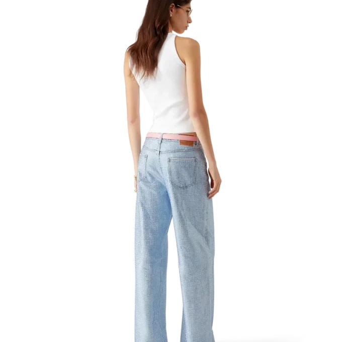 Canotta in jersey a costine