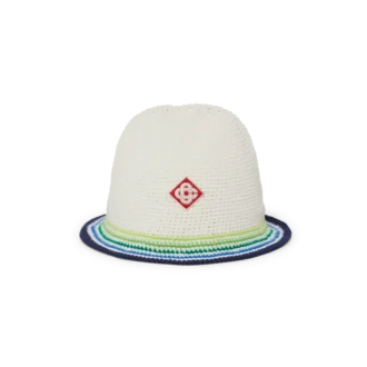 Cappello all’uncinetto a righe