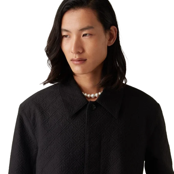 Cappotto da auto in jacquard