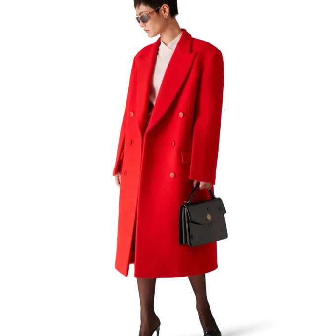 Cappotto in lana cotta