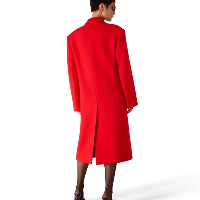 Cappotto in lana cotta