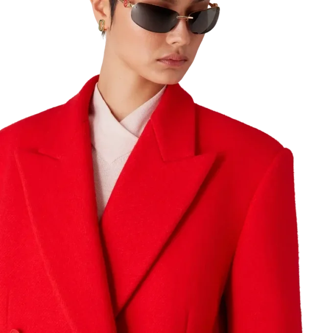 Cappotto in lana cotta