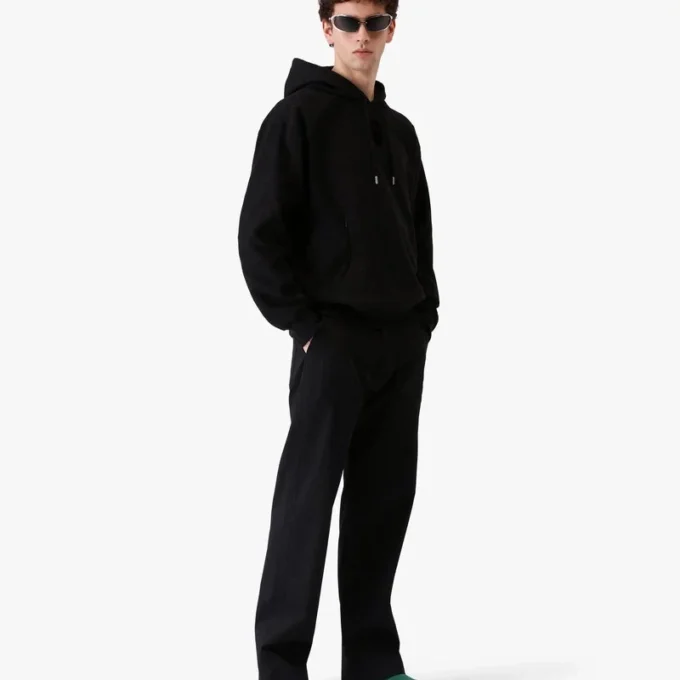 Ciabatta da esterno in pelle verde scuro