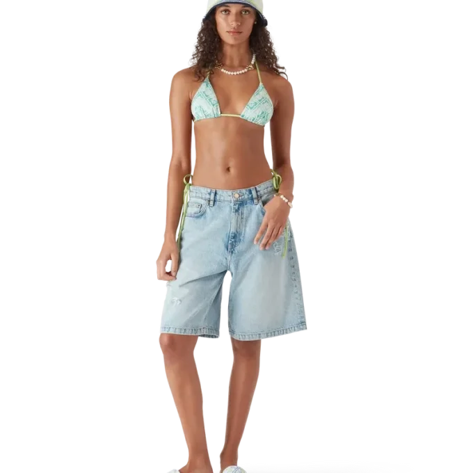 Ciabatte da piscina Monogram bianche da donna