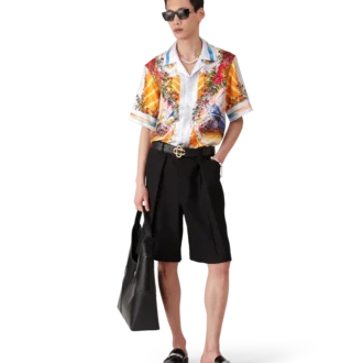 Cintura con logo CC nero