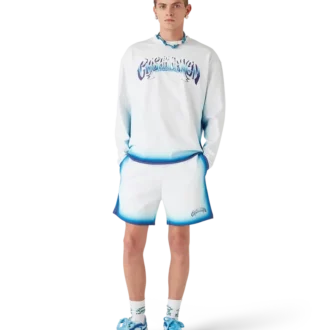 Collana annodata blu