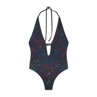 Costume da bagno a balconcino Monogram