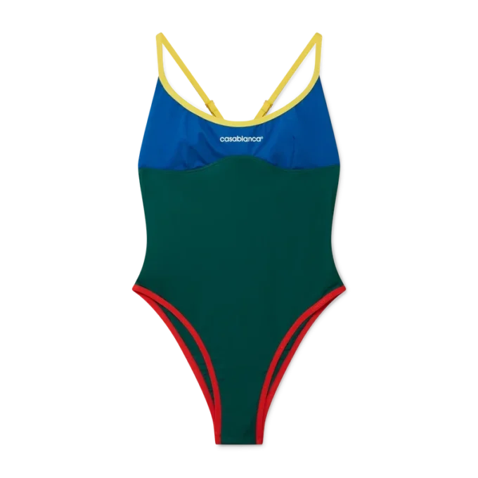 Costume da bagno a blocchi di colore