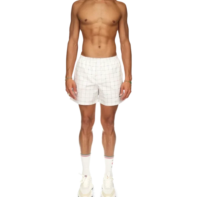 Costume da bagno a quadri tennis