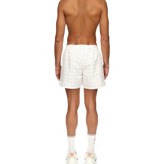 Costume da bagno a quadri tennis