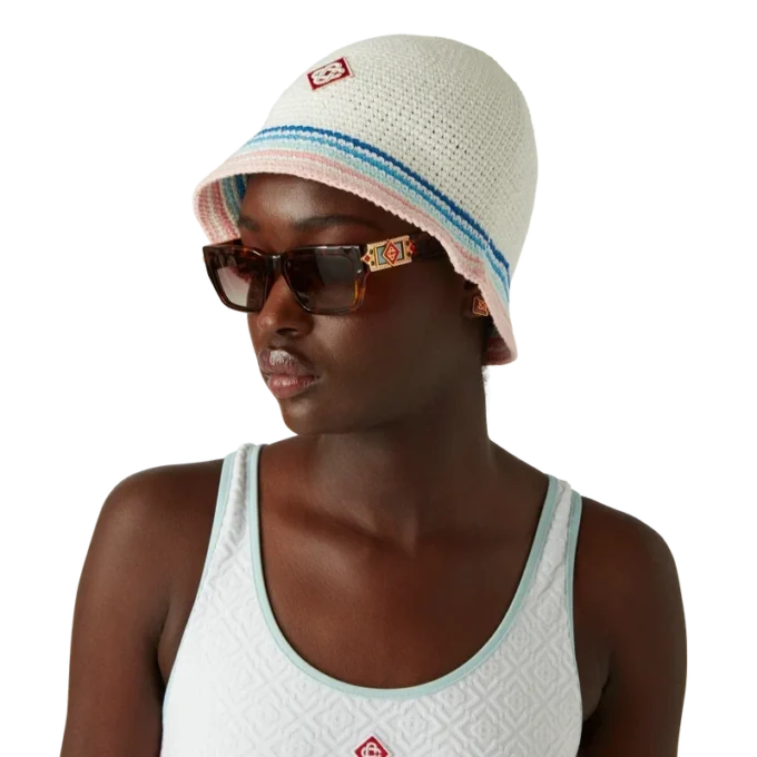 Costume da bagno con monogramma jacquard Costume da bagno con monogramma jacquard