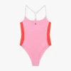 Costume da bagno Monogram rosa Costume da bagno Monogram rosa