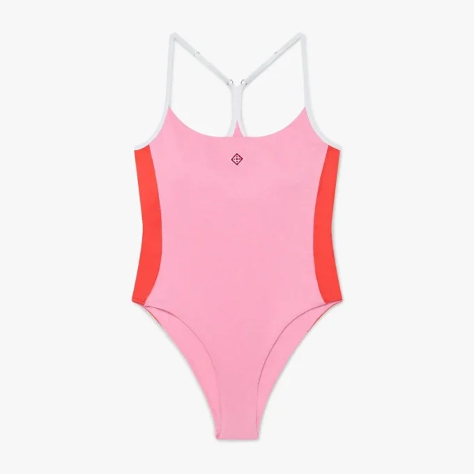 Costume da bagno Monogram rosa Costume da bagno Monogram rosa